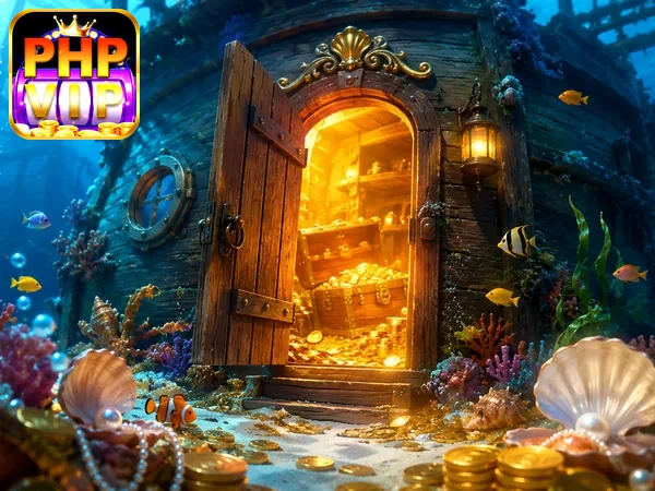Happy Fishing underwater game scene 1